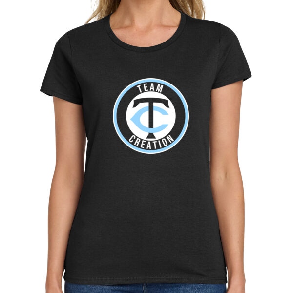 Team Creation Basketball Ladies Heavy Cotton 100% Cotton T Shirt Thumbnail