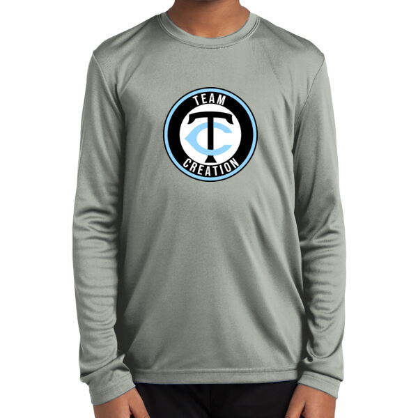 Team Creation Basketball Youth Long Sleeve PosiCharge ® Competitor Tee Thumbnail