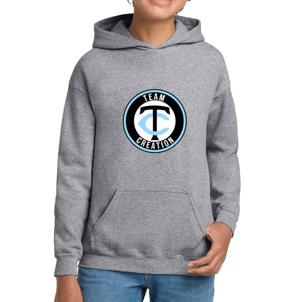 Team Creation Basketball Youth Heavy Blend Hooded Sweatshirt Thumbnail